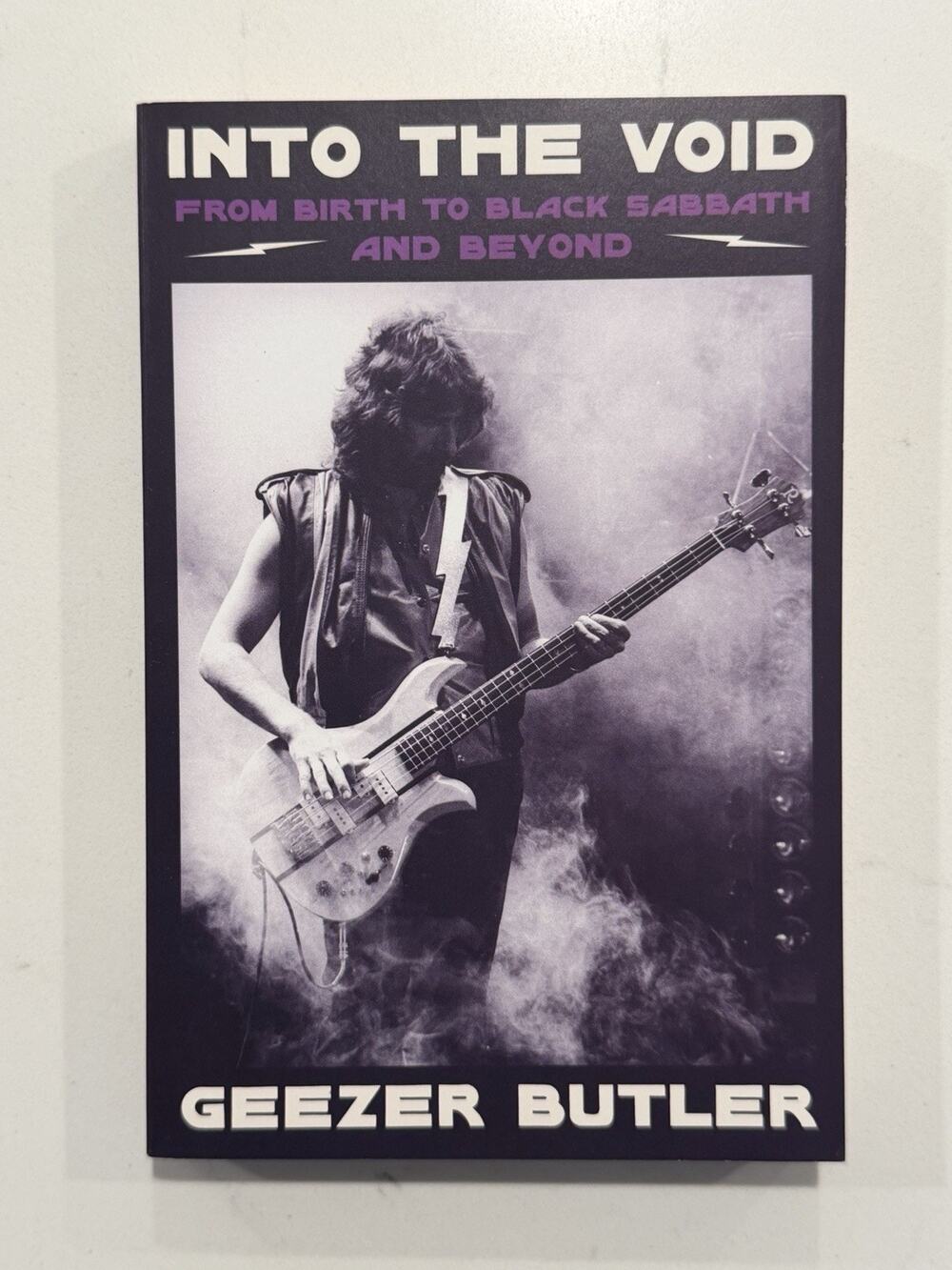 Geezer Butler Signed Into The Void Paperback Black Sabbath Autographed #4